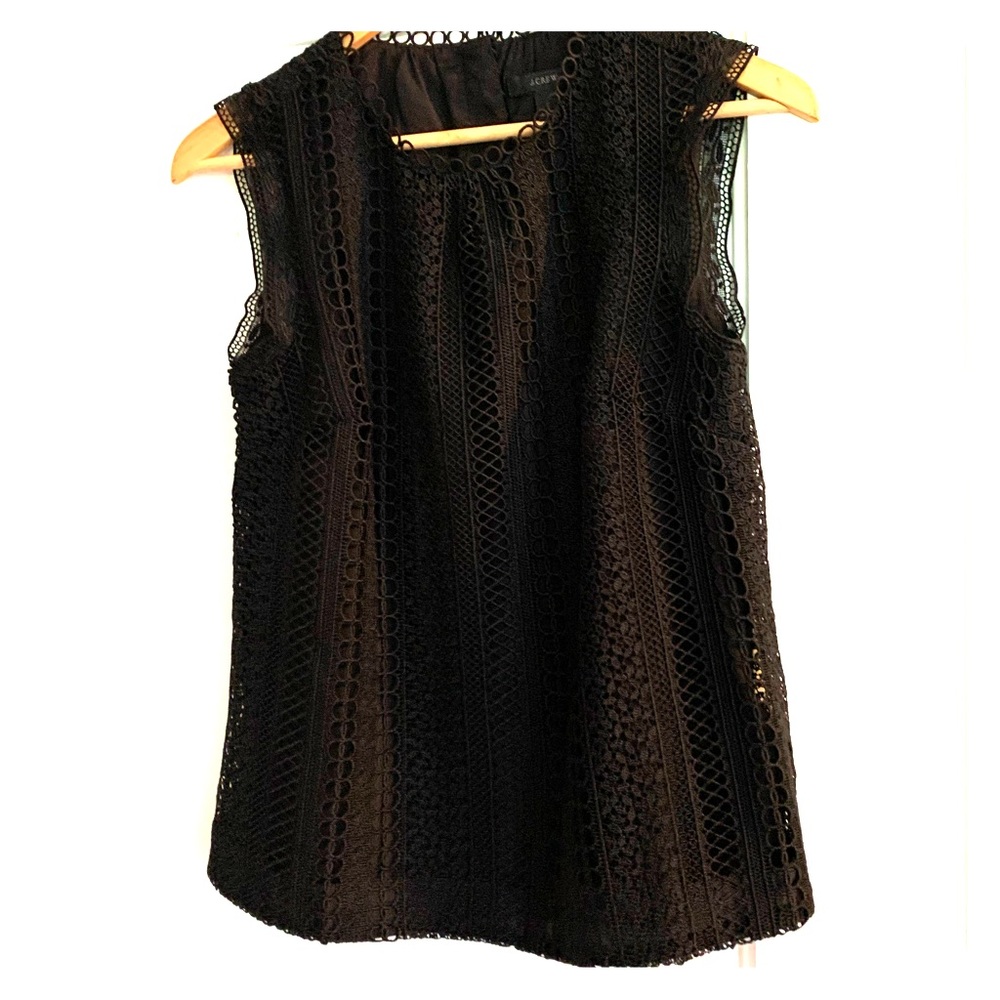 J. Crew lace shell NWOT